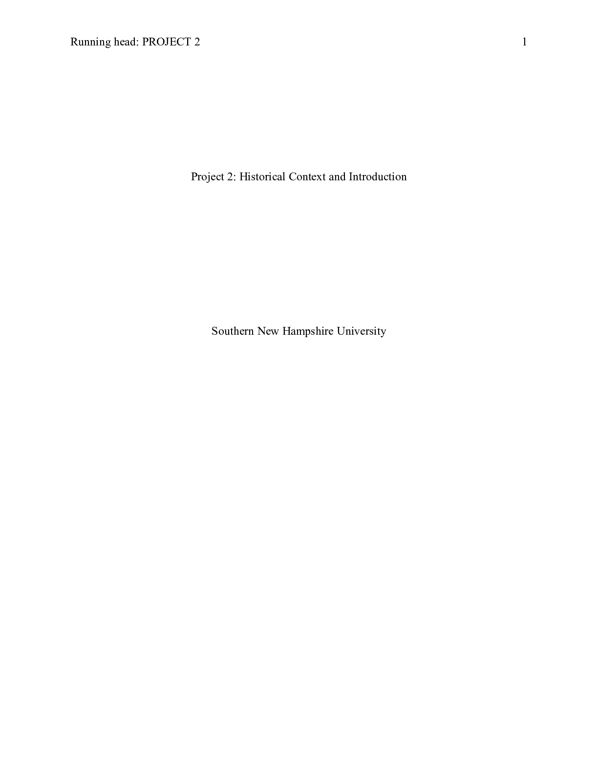 Preview image for HIS 100 Project 2 Historical Context and Introduction.docx  Project 2: Historical Context